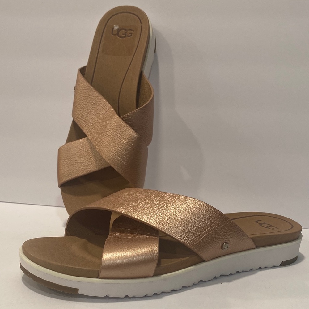 UGG Women's Metallic Slide Sandals